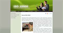 Desktop Screenshot of iso22000.haccp-polska.pl